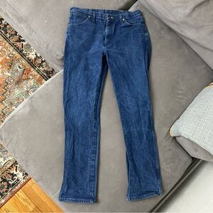 Wrangler 13MWZ Cowboy Cut Denim Jeans - Blue Men’s Size 36x33 (tag 36x34)